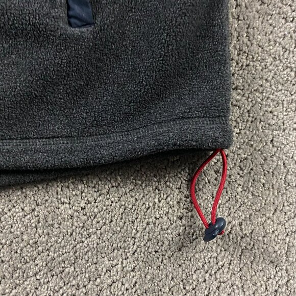 Vintage Abercrombie & Fitch Fleece Vest Men's XL Gray Y2K 90s - Picture 2 of 11